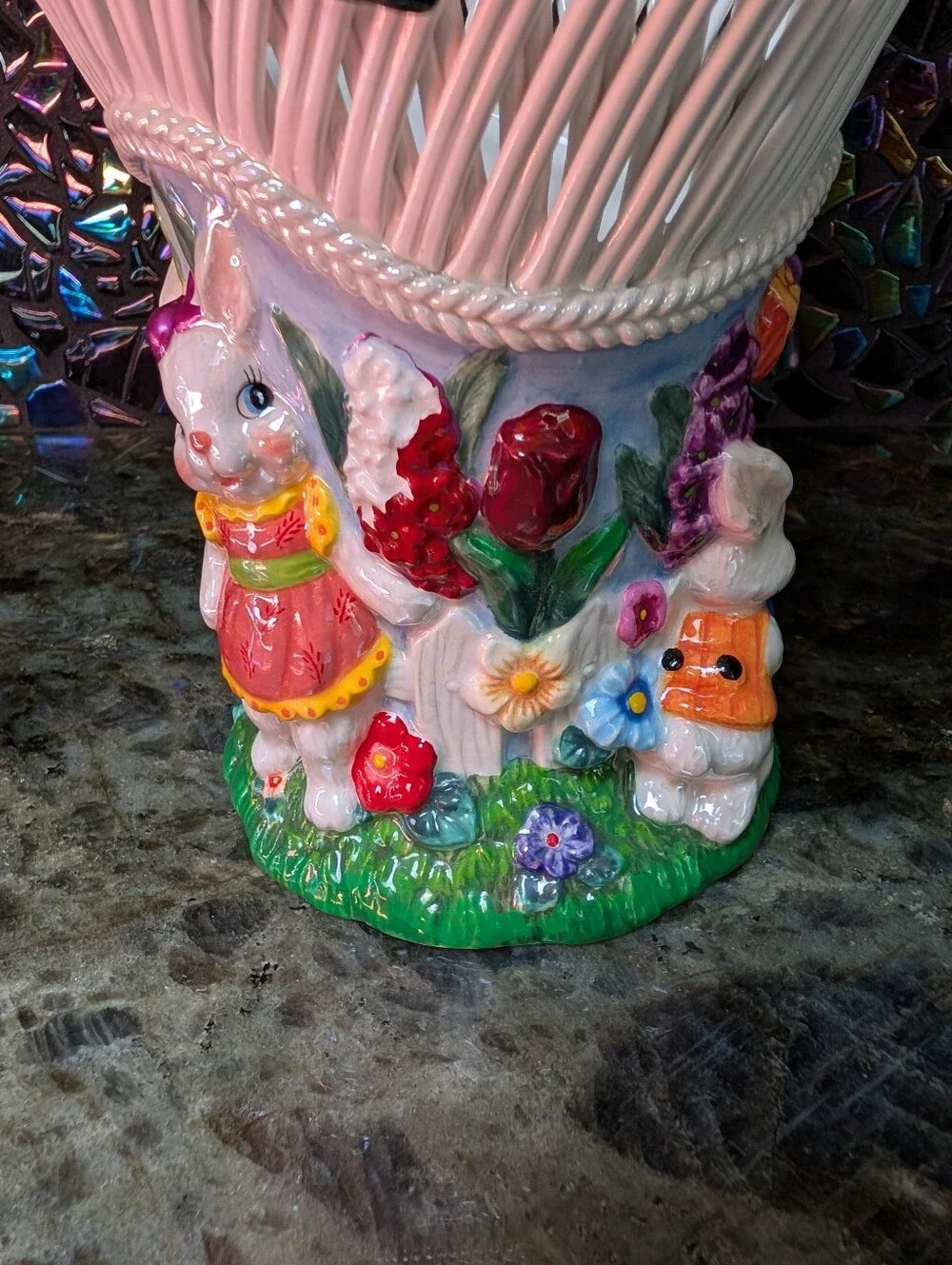 vintage CHRISTOPHER RADKO dapper hare vase